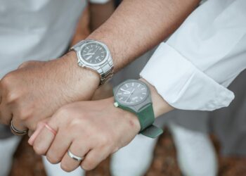couple hands wedding rings