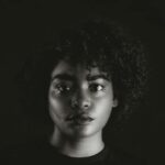 woman black blazer black outfit